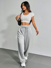 EZwear Summer Basic Deep Gray Drawstring Shorts With Lace Waist Detail